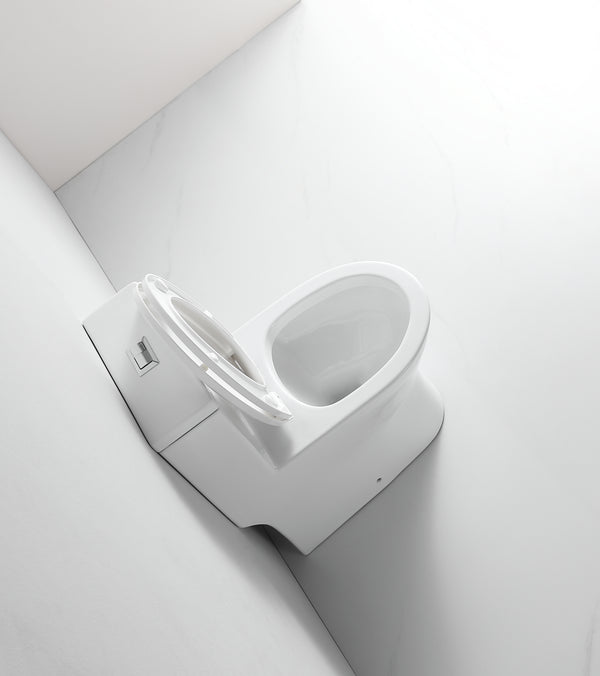 STALLION AMARA ST-340 ONE PIECE ELONGATED 360 SIPHONIC SOFT CLOSE TOILET (White Monarch)