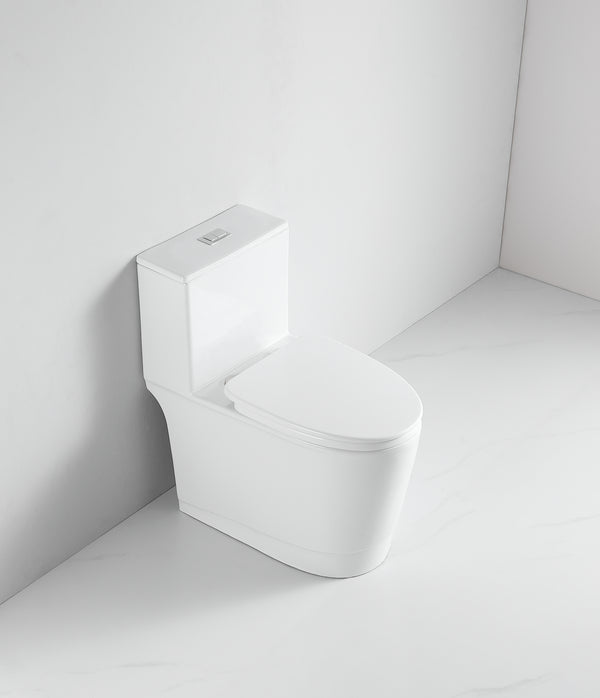 STALLION KOM ST-519 ELONGATED ONE PIECE 360 SIPHONIC SOFT CLOSE TOILET