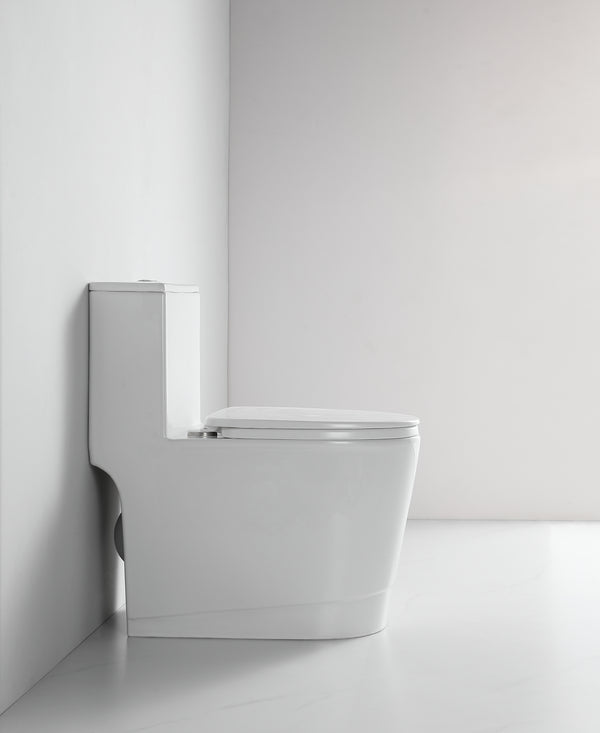 STALLION KOM ST-519 ELONGATED ONE PIECE 360 SIPHONIC SOFT CLOSE TOILET