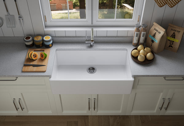AMIN Luxury Single 36-inch Farmhouse Apron Kitchen Sink