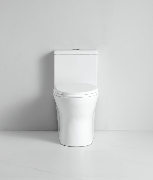 STALLION AMARA ST-340 ONE PIECE ELONGATED 360 SIPHONIC SOFT CLOSE TOILET (White Monarch)